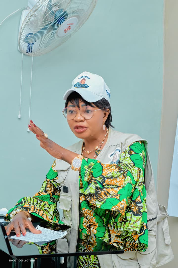 Représentante de la Fondation Mamie Mononga Kenda